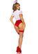 Костюм медсестри Leg Avenue Nurse Feelgood Sexy Costume, S (червоний з білим) 122230 фото 4