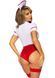 Костюм медсестри Leg Avenue Nurse Feelgood Sexy Costume, S (червоний з білим) 122230 фото 8
