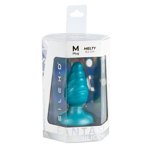 Анальная пробка Silexd Melty Plug, 9.2 см (мятный) 110065_EU фото