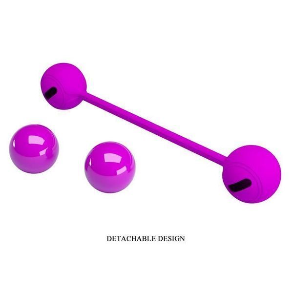 Вагінальні кульки Pretty Love Kegel Ball III, 18,6 см (фіолетовий) 23250 фото
