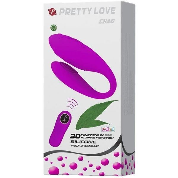 Вибратор Pretty Love Chad Vibrator, 9,3 см (фиолетовый) 15292 фото