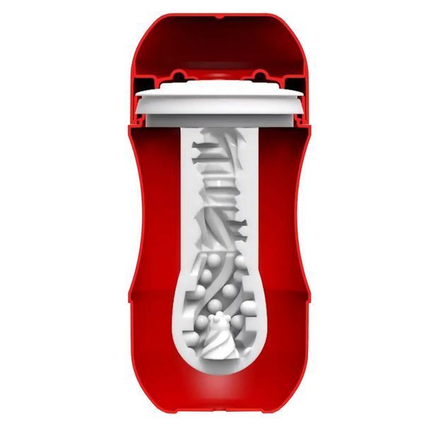 Мастурбатор Tenga Rolling Tenga Gyro Roller Cup (білий) 37098 фото