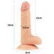 Фалоімітатор LoveToy The Ultra Soft Dude Flesh, 18 см (тілесний) 28352 фото 9
