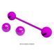 Вагінальні кульки Pretty Love Kegel Ball III, 18,6 см (фіолетовий) 23250 фото 2