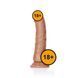Фаллоимитатор RealRock Curved Realistic, 17 см (телесный) 80466 фото 5