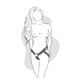 Упряж для страпона Adrien Lastic Lastic Strap-On (розово-чорний) 41912 фото 6