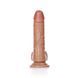 Фаллоимитатор RealRock Curved Realistic, 17 см (телесный) 80466 фото 3