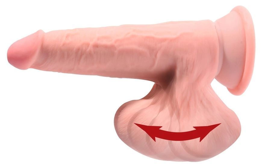 Фаллоимитатор King Cock Plus TDC With 6", 19.5 см (телесный) 55056 фото