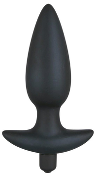Анальная пробка с вибрацией Orion Black Velvet, 17 см (черный) 5209 фото