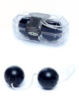 Вагинальные шарики Duo-Balls Black, 21 см (чёрный) 10118 фото