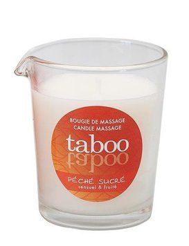 Масажна свічка Ruf Taboo Peche Sucre персик, 60 мл 10720 фото
