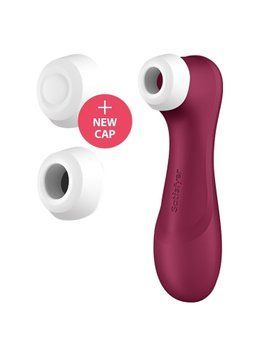 Вакуумный стимулятор клитора с вибрацией Satisfyer Pro 2 Generation 3 with Liquid Air (вишневый) 60570 фото