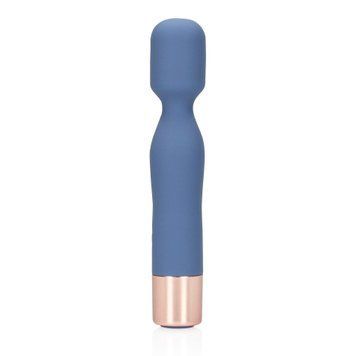 Вібратор Loveline Mini Wand, 14.3 см (синій) 61316 фото