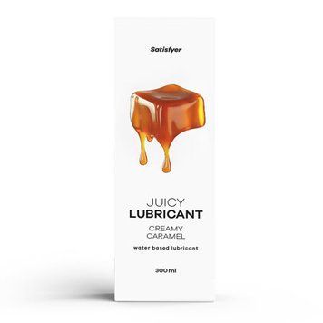 Лубрикант на водной основе Satisfyer Juicy Booty Creamy Caramel, 300 мл 189154 фото