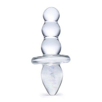 Стеклянная анальная пробка Glas Titus, 11,5 см (прозрачный) 40046 фото
