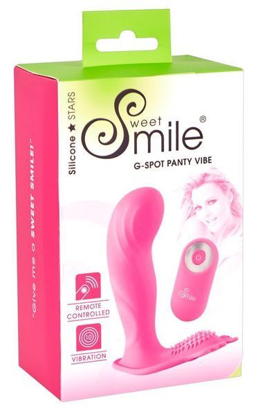 Вибратор Sweet Smile G-Spot Panty Vibe, 11,7 см (розовый) 70314 фото