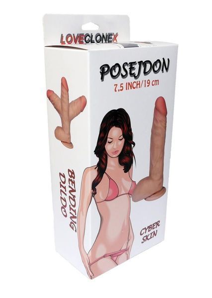 Фалоімітатор B - Series Real Posejdon-Loveclonex 7,5", 21 см (тілесний) 25854_EU фото