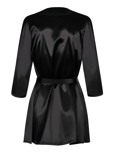 Сексуальный комплект Obsessive Satinia, L/XL (черный) 6118_EU фото