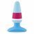 Анальная пробка FeelzToys Plugz Butt Plug, 7 см (голубой) 25078 фото