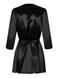 Сексуальный комплект Obsessive Satinia, L/XL (черный) 6118_EU фото 3