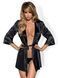 Сексуальный комплект Obsessive Satinia, L/XL (черный) 6118_EU фото 1