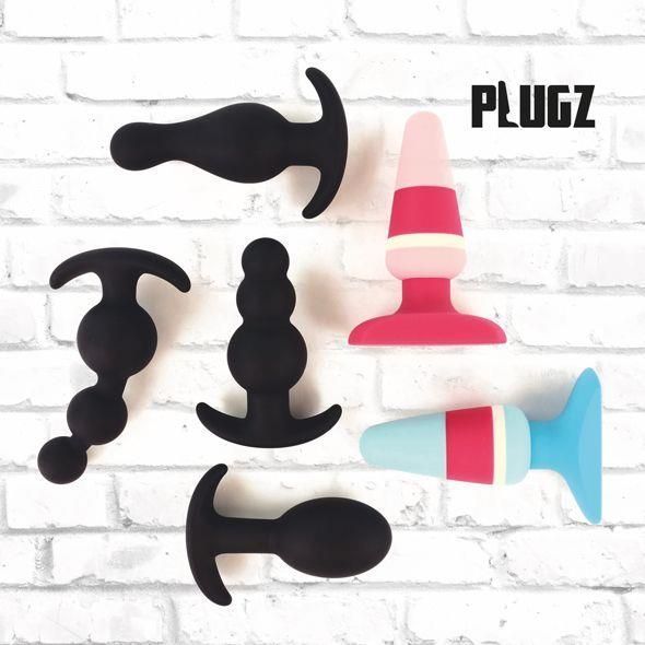Анальная пробка FeelzToys Plugz Butt Plug, 7 см (голубой) 25078 фото