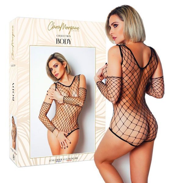 Боді Clara Morgane Pro CM-93379, one size (чорний) 36820 фото