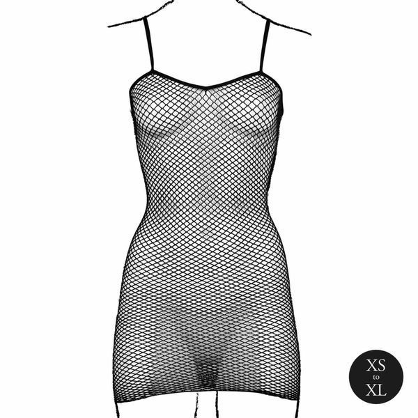 Міні-сукня Le D&eacute;sir With Fishnet Structure, One Size (чорний) 60950 фото