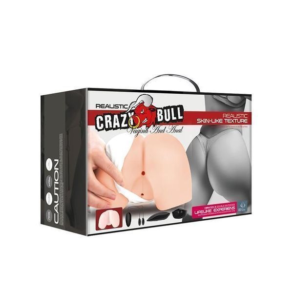 Реалистичный мастурбатор Crazy Bull Vagina and Anal (телесный) 45378 фото