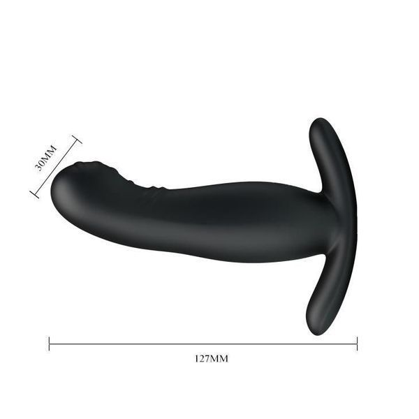 Вибромассажер простаты LyBaile Mr.Play Vibrating Tickling, 12.7 см (чёрный) 25502 фото