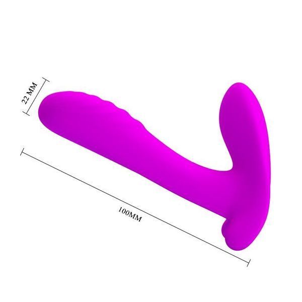 Вібратор Pretty Love Remote Control, 10 см (фіолетовий) 11626_EU фото