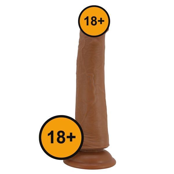 Фалоімітатор Pretty Love Sliding Skin Tallen 8.7", 22 см (коричневий) 64480 фото