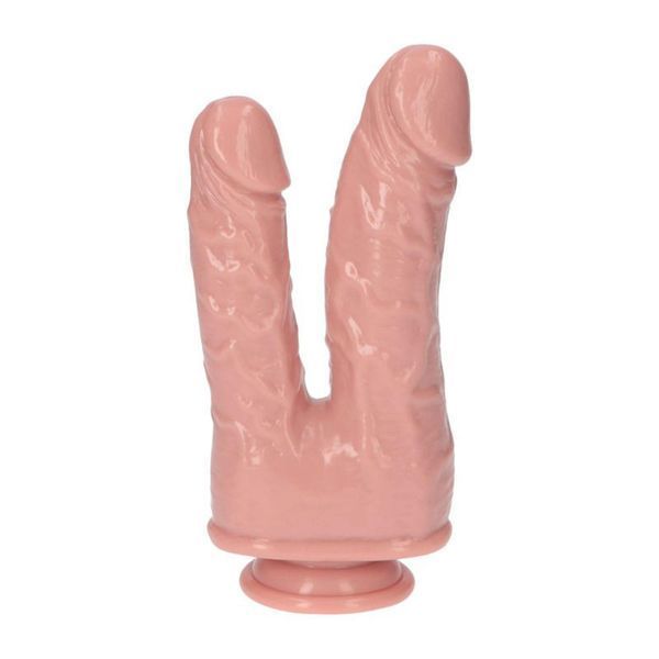 Двойной фаллоимитатор Toyz4lovers Italian Cock 7.5", 18.5 см (телесный) 73980 фото