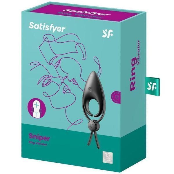 Эрекционное кольцо Satisfyer Sniper, 14,5 см (черный) 13428_EU фото