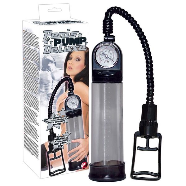 Вакуумная помпа для пениса You2Toys Penis Pump Deluxe, 30 см (черный) 7475 фото