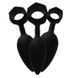 Набір анальних пробок Bathmate Anal Training Plugs, 3 шт (чорний) 34095_EU фото 1