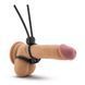 Эрекционное кольцо Stay Hard Silicone Double Loop Cock Ring, 22.9 см (черный) 79088 фото 5