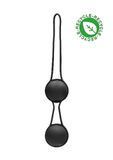 Вагинальные шарики Natural Pleasure Geisha Balls Biodegradable, 21 см (черный) 79614 фото