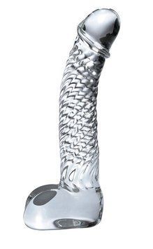 Фалоімітатор Icicles Model 61, 16.5 см (прозорий) 77462 фото