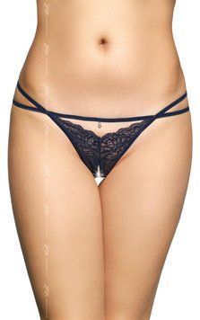 Трусики-стринги SoftLine G-String 2496, S/M (синий) 98454 фото