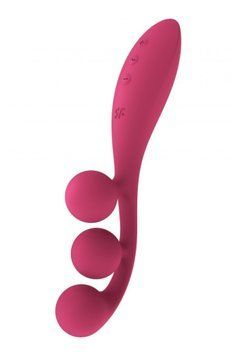 Вібратор Satisfyer Tri Ball 1, 20.5 см (рожевий) 15022 фото