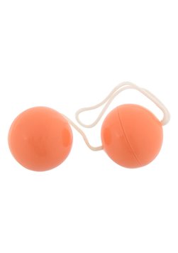 Вагинальные шарики SuperSoft Orgasmus Balls, 3,5 см (телесный) 3909 фото