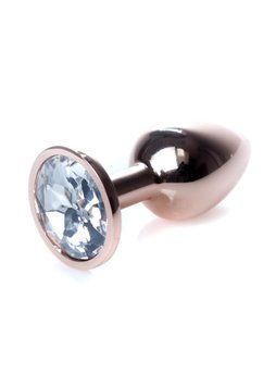 Анальна пробка з кристалом B-Series HeavyFun Plug-Jewellery, 7 см (прозорий) 52045 фото