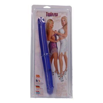Двосторонній фалоімітатор Twinzer Double Dong 12 inch, 32 см (фіолетовий) 77850 фото