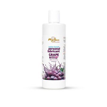 Лубрикант MyLove Aroma Series Intim&Massage 2in1 Grape, 300 мл 253118 фото