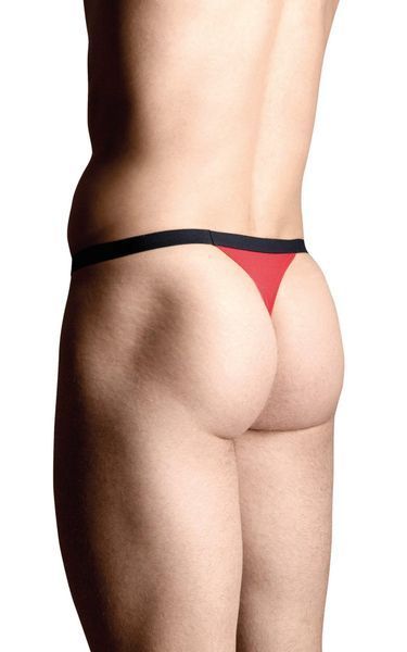 Сексуальні стрінги SoftLine Mens thongs 4497, S-L (червоний) 97574 фото