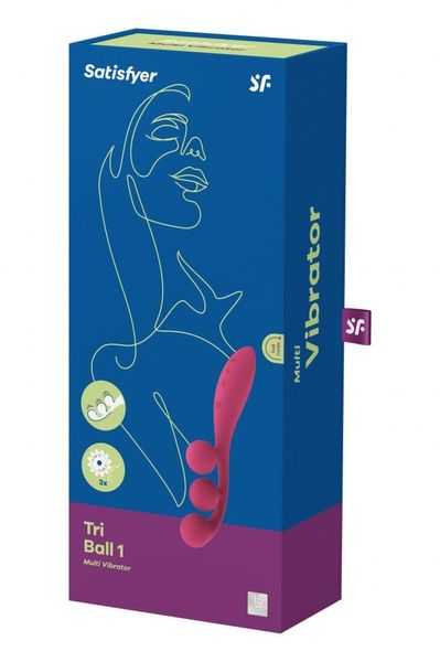 Вибратор Satisfyer Tri Ball 1, 20.5 см (розовый) 15022 фото