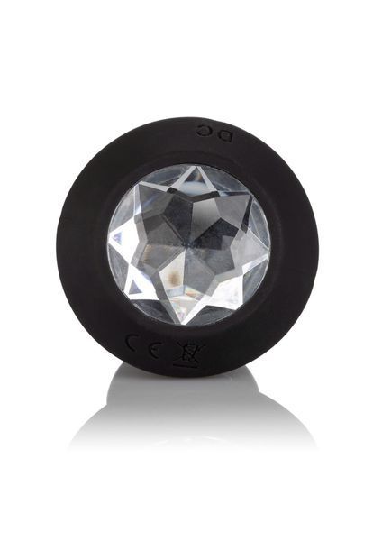 Анальна пробка Calexotics Petite Crystal Probe, 9.5 см (чорний) 77146 фото