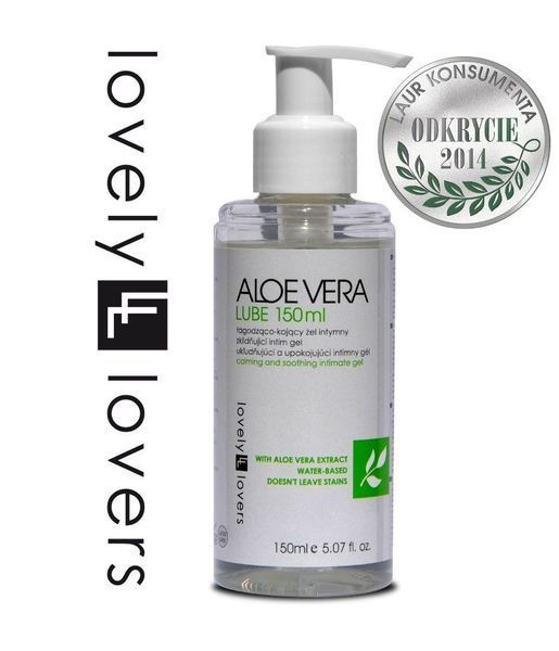 Лубрикант на водній основі Lovely Lovers Aloe Vera Lube, 150 мл 68402 фото