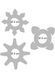 Эрекционное кольцо ToyJoy Tickle C-Rings, 3 шт (фиолетовый) 38192 фото 2